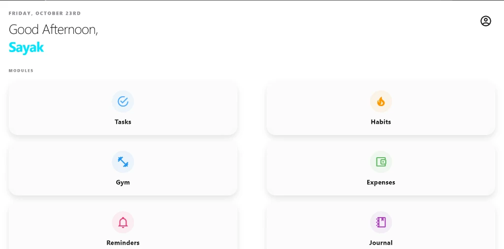 Habit, Expense & Journal Tracker — Personal Life Dashboard